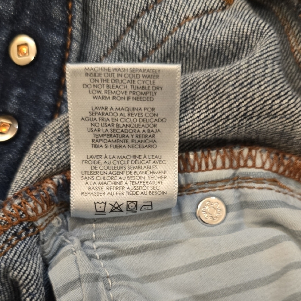 CAbi 5493 Dark Blue Skinny Jeans. Size 8 - Picture 7 of 9
